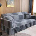 Sofa Cover-Classic Plaid Skirty SC-P13