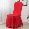 Chair Cover with skirt for Events 4167#  RED