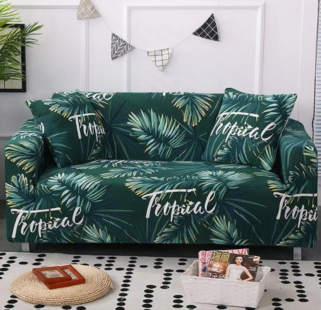 Sofa Cover-Tropical Leaf SC-P8