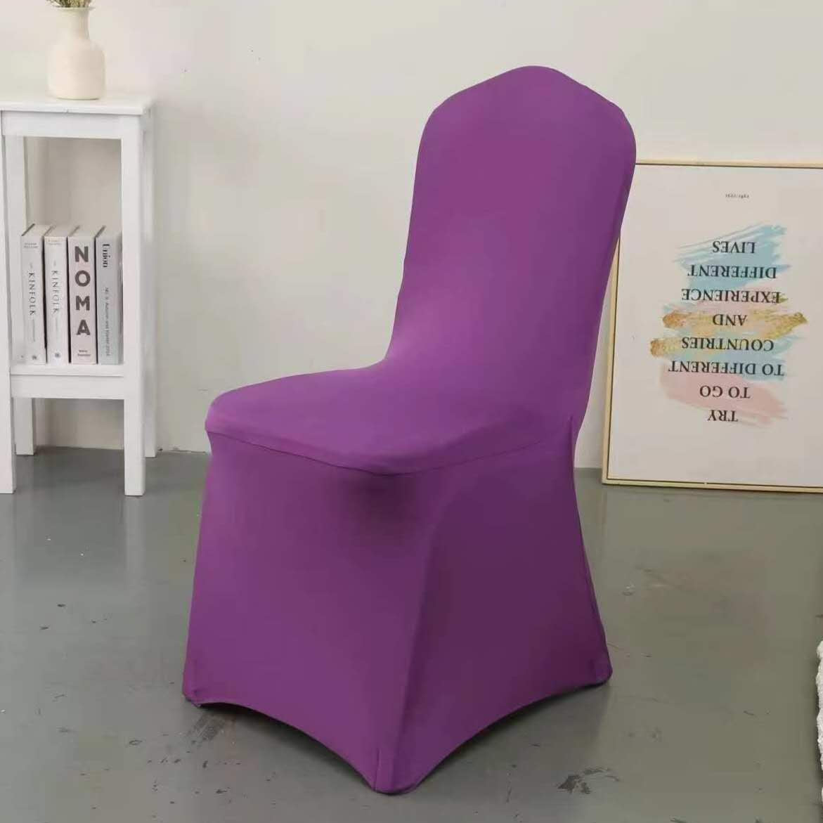 Chair Covers for Events 3726# Purple