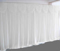 3x6 Backdrop with swag white 3789#