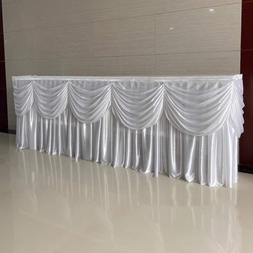 Table Skirt With Swag 600*80cm 3114#