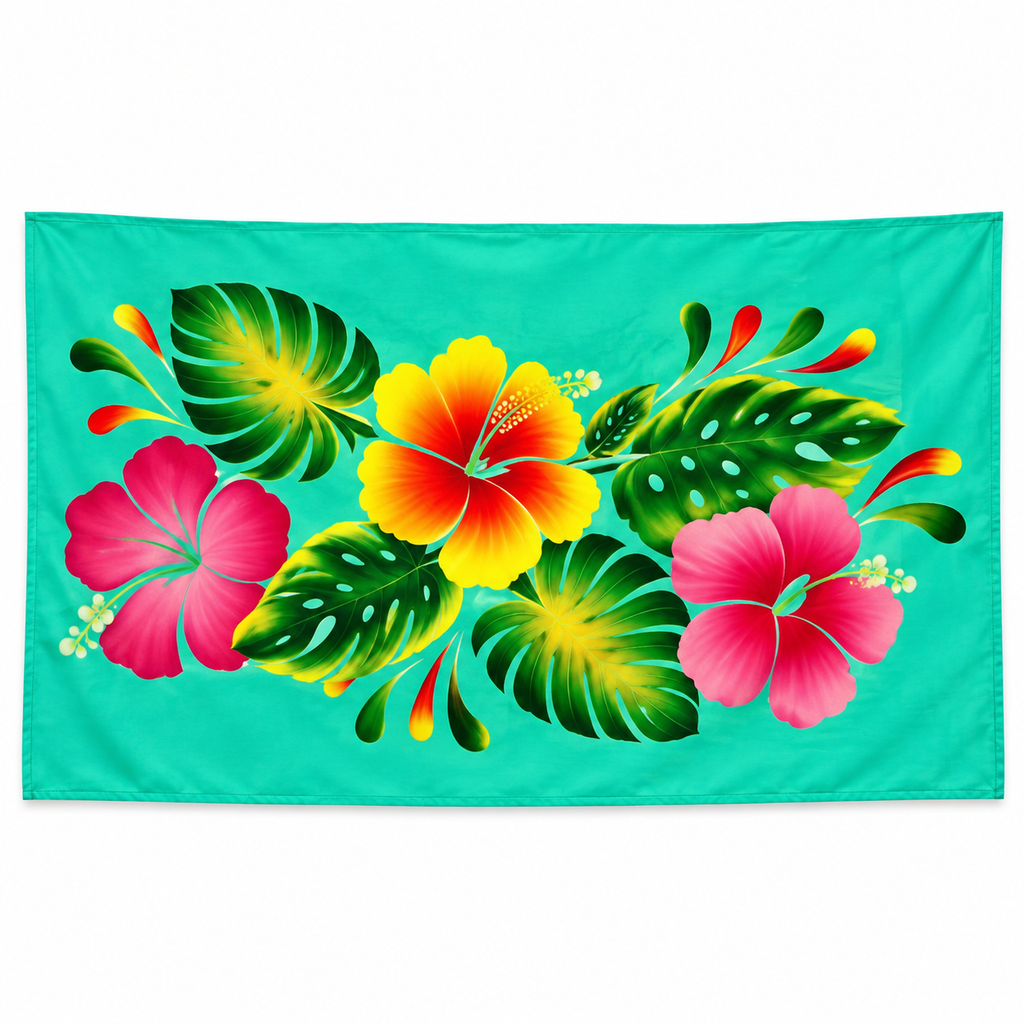 Womens Lava Lava/Sarong-Aqua