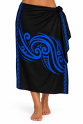 Lava Lava/Sarong-Blue Maori