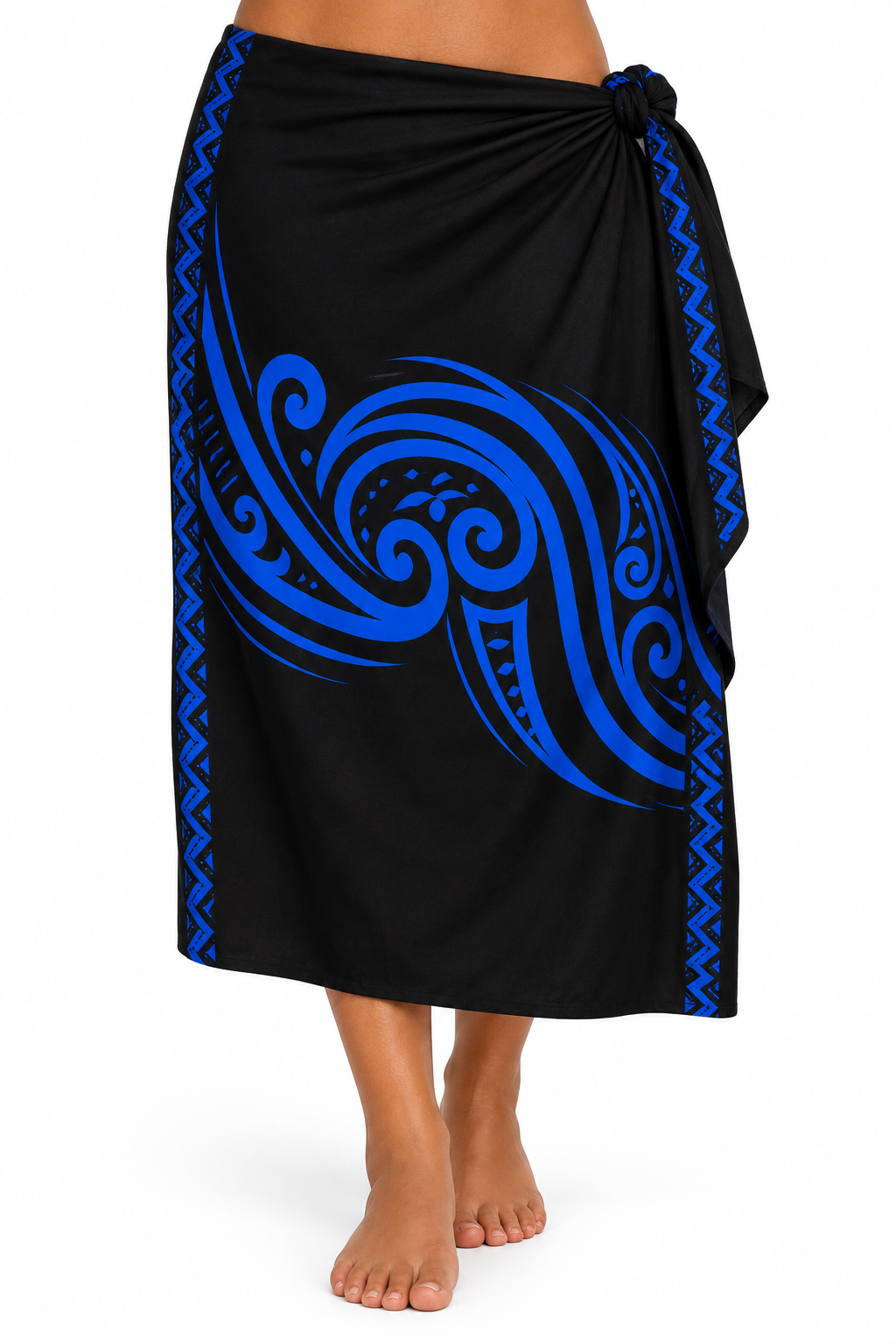 Lava Lava/Sarong-Blue Maori