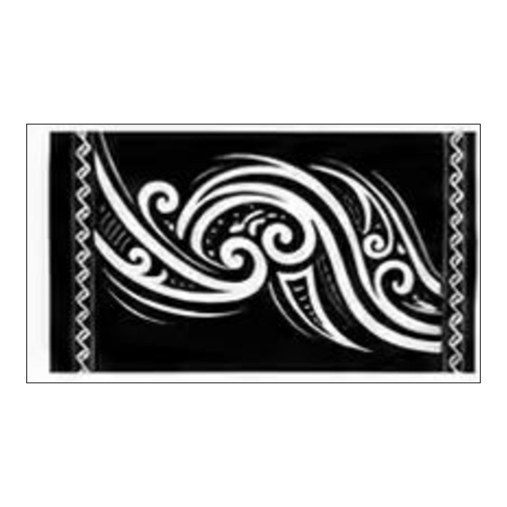 Lava Sarong-Black Maori