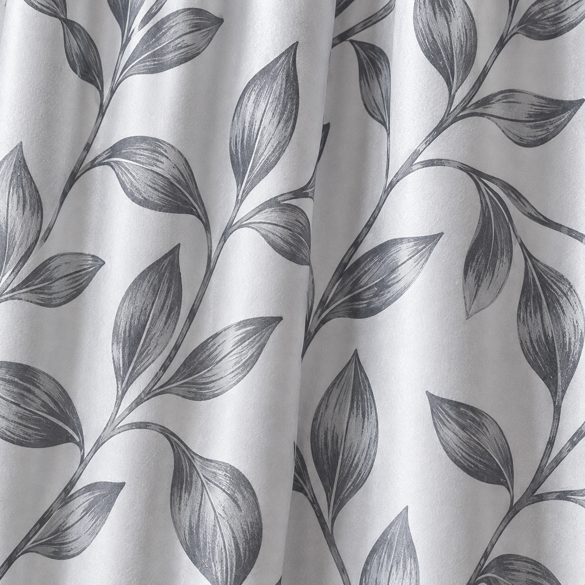 Silver Pencil Pleat Curtain
