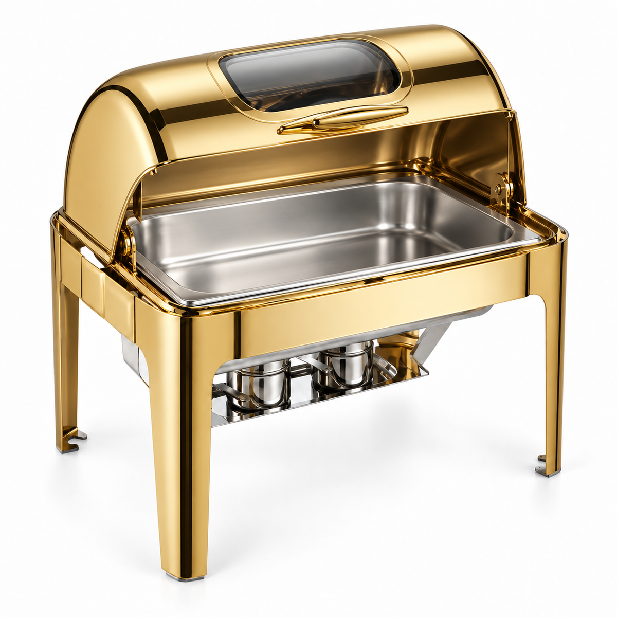 Chafing Dish Rectangle-Gold