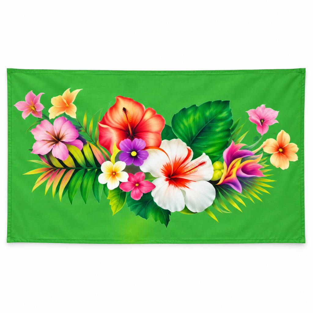 Womens Lava Lava/Sarong-Green