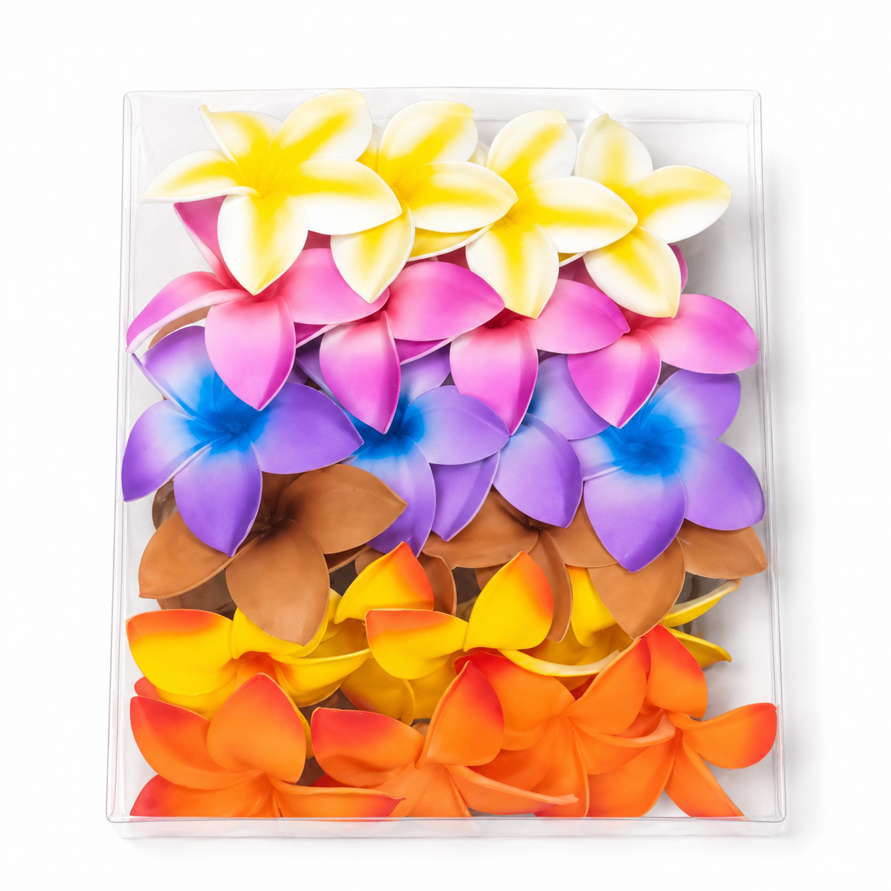 Plumeria Hair Flowers Pack