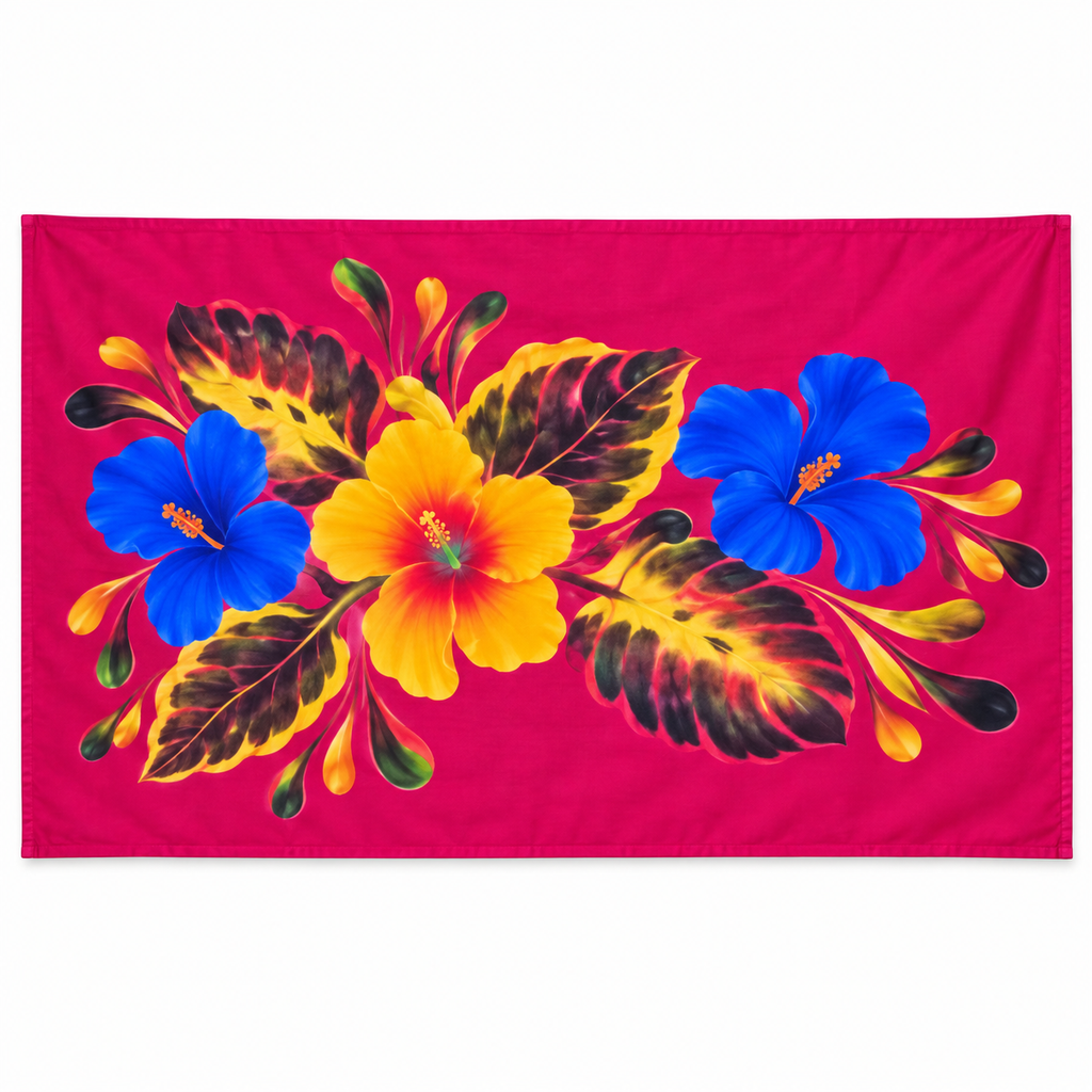 Womens Lava Lava/Sarong-Hot Pink