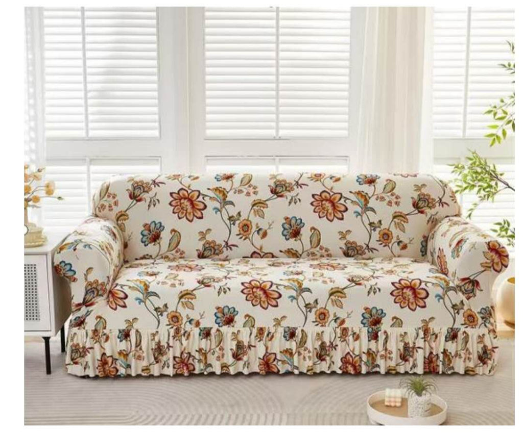 Sofa Cover- Floral Skirty SC-P11