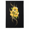 Black Yellow Flowers Lava Lava