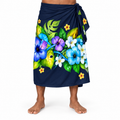 Womens Lava Lava/Sarong-Navy Blue