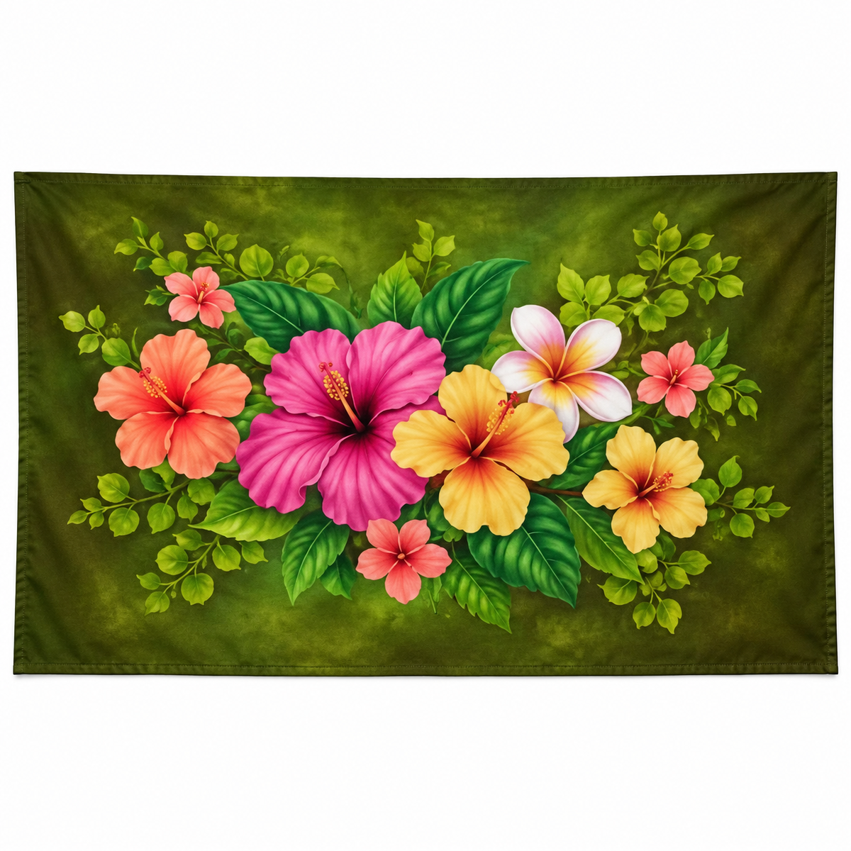 Womens Lava Lava/Sarong-Olive