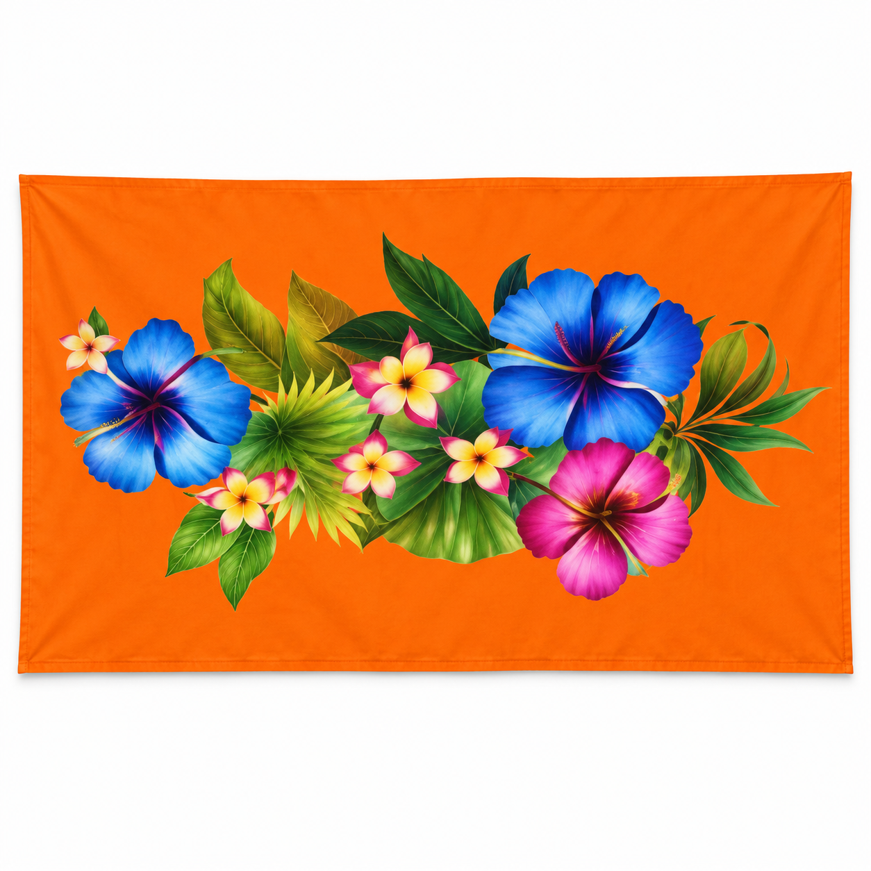 Womens Lava Lava/Sarong-Orange