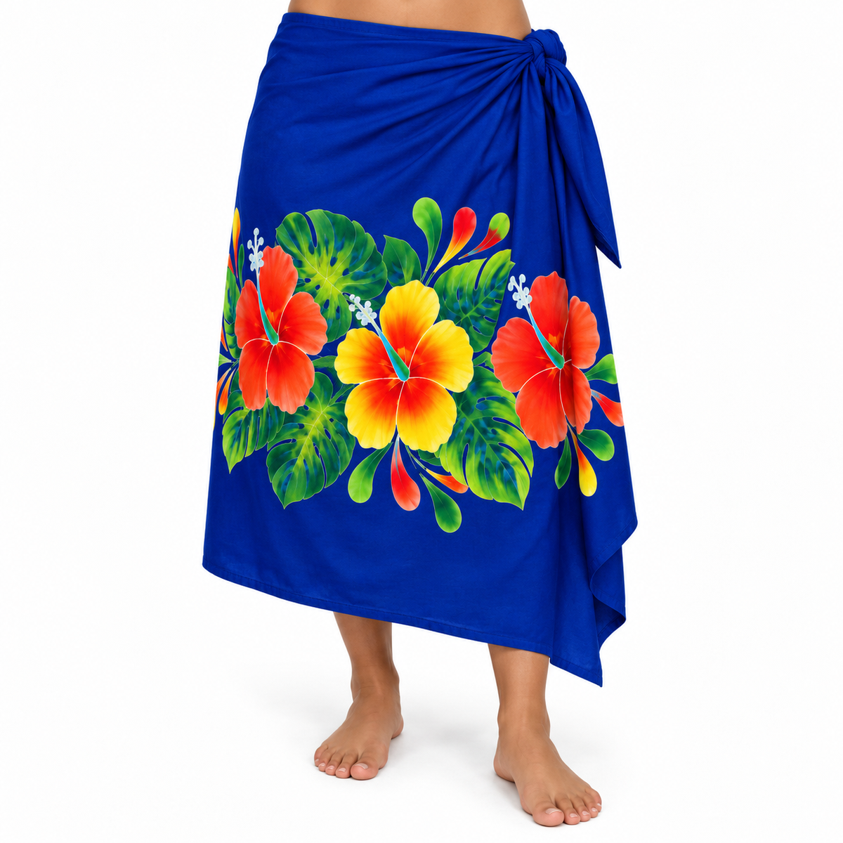 Womens Lava Lava/Sarong-Royal Blue