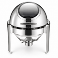 Chafing Dish Round-Silver