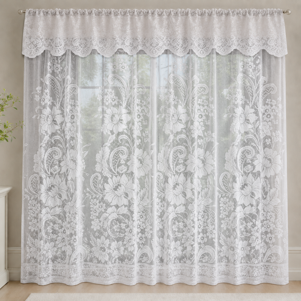 Net Curtain White