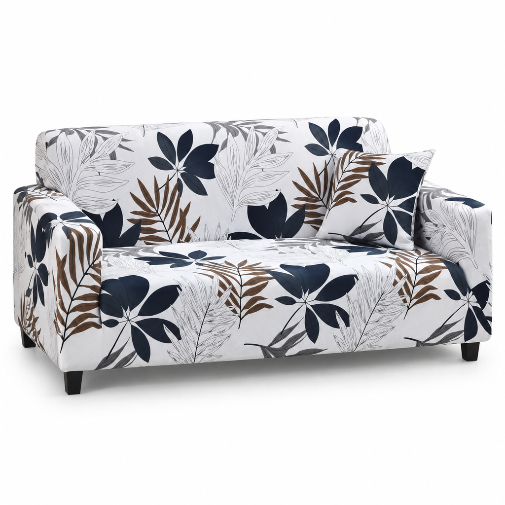 Sofa Cover - Leaf Print