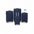 Navy Fabric Suitcase 4PCS Set
