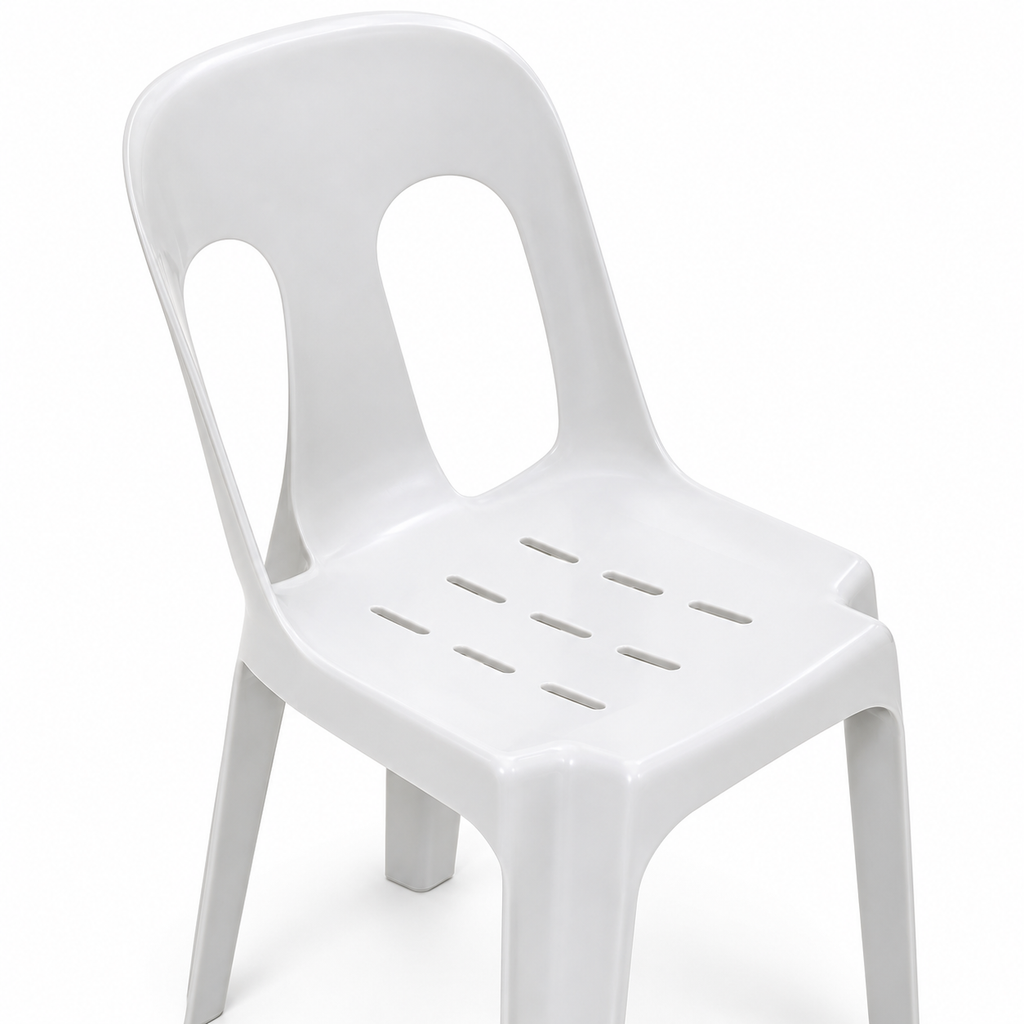 White Resin Chair