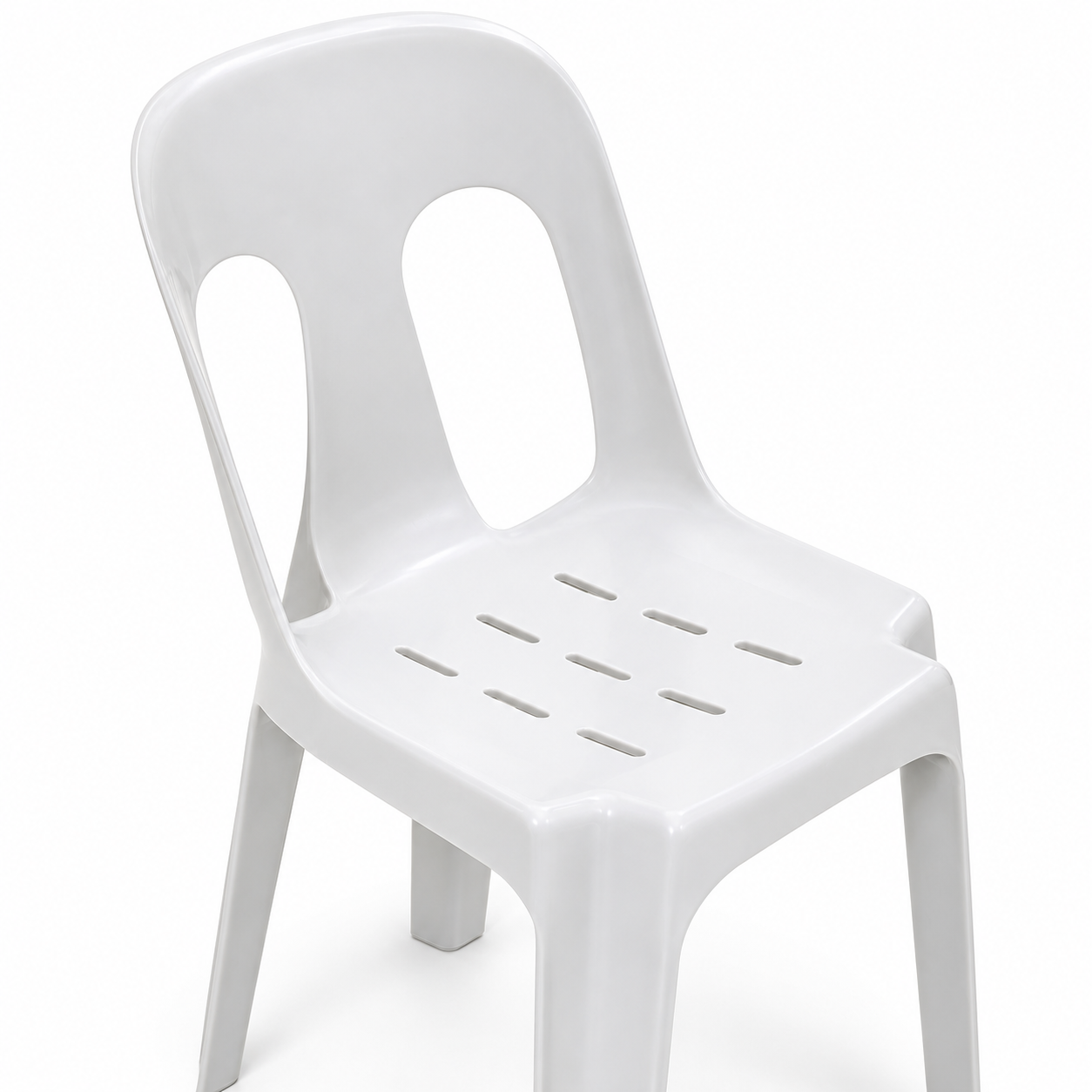 White Resin Chair