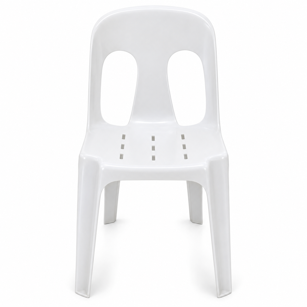 White Resin Chair