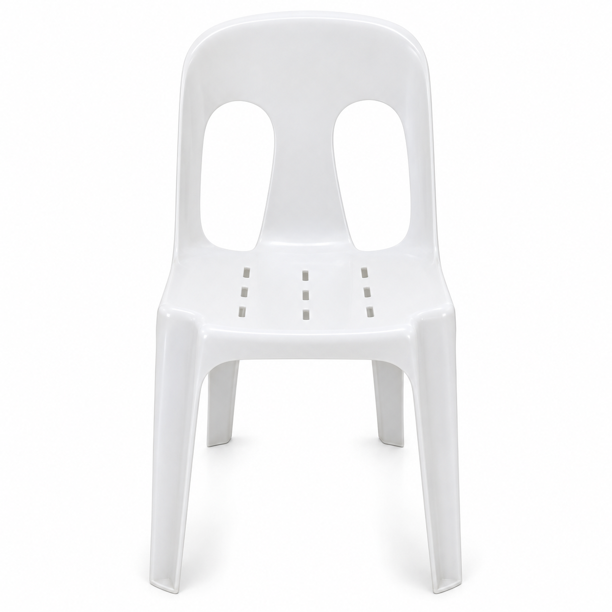 White Resin Chair
